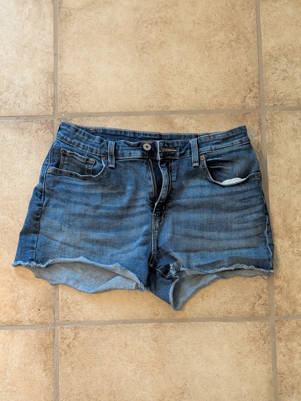 Levi Strauss - Classic Women's Denim Cutoff Shorts - Blue